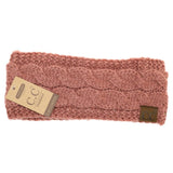 Solid Cable Knit CC Women's Fashion Headband
