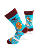 I Love All Kinds of Pussy Men's Novelty Crew Socks