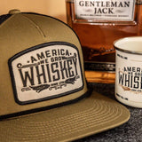 We Grow Whiskey Hat - Flat