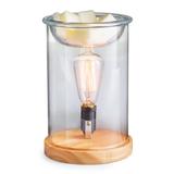 Wood & Glass Vintage Bulb Illumination Warmer