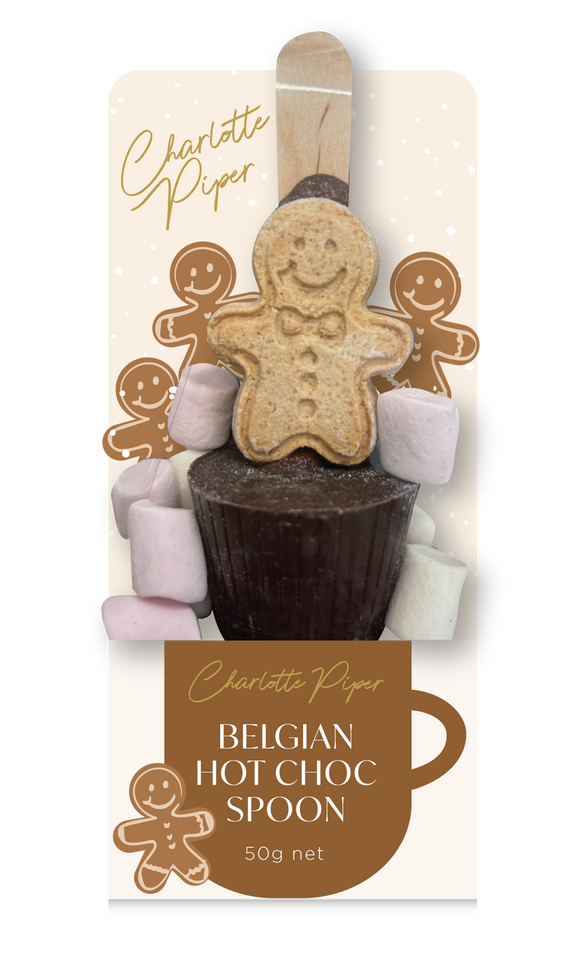 Hot Chocolate Gingerbread Man Spoon Milk(12)