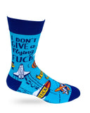 I Don't Give a Flying F..k Men's Novelty Crew Socks