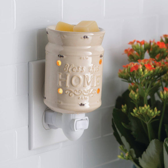 Bless This Home Cream Pluggable Warmer