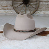 Genuine Horsehair 5 Strand Braided Hat Band - Buckskin