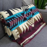 Andean Alpaca Wool Blanket - Southwest