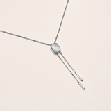 Hayden Bolo Tie Necklace - Silver