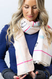 Woolly Ewe Scarf - Pebble