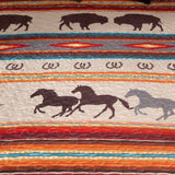 Western Stripe Quilt Set: King