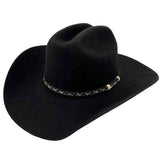 Genuine Horsehair 5 Strand Braided Hat Band - Black Socks