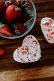 Strawberry & Cream Marshmallow Hearts