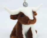 Texas Cow Plush Keyring/Bag Charm