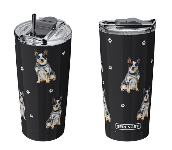 20 Oz SERENGETI tumbler Australian Cattle Dog