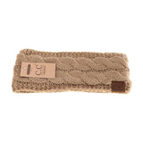 Solid Cable Knit CC Women's Fashion Headband