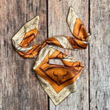 AVS837 WILD WEST PRINT SILK SCARF 36X36