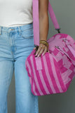 Pink & Lt. Pink Western Duffel