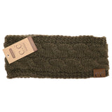 Solid Cable Knit CC Women's Fashion Headband