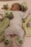 Sheep Soft Plush Baby Slippers House Shoes, 0-6 months