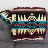 Andean Alpaca Wool Blanket - Southwest