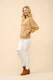 23244T - Distressed Vintage Washed Western Sweatshirt