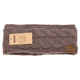 Solid Cable Knit CC Women's Fashion Headband