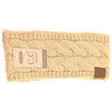 Solid Cable Knit CC Women's Fashion Headband