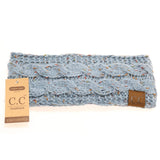 Fuzzy Lined Flecked CC Head Wrap HW33