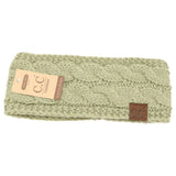 Solid Cable Knit CC Women's Fashion Headband