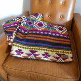 Andean Alpaca Wool Blanket - Amethyst