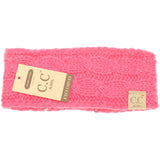 KIDS Solid Cable Knit CC Head Wrap HW20KIDS: Dark Grey