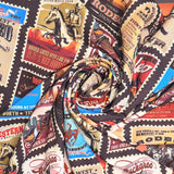 AV3000 WESTERN RODEO PRINT WILD RAG/SCARF 28x28
