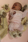Sheep Soft Plush Baby Slippers House Shoes, 0-6 months