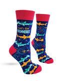 Let's Get Hammered Hammerhead Sharks Women's Crew Socks