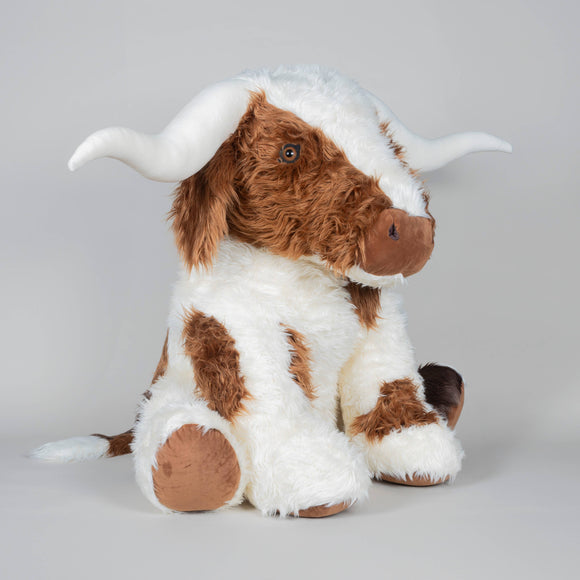 HUGE HUGE Texas Cow Plush Baby Toy Stuffed Cow - Pick Up Only