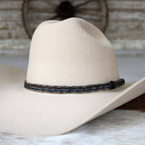 Genuine Horsehair 5 Strand Braided Hat Band - Bluegrass