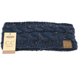 Fuzzy Lined Flecked CC Head Wrap HW33