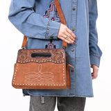 ADBG1658 Crossbody Suede Genuine Western Leather Women Bag