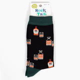 Men's Bamboo Socks - Black, Whisky