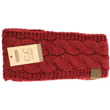 Solid Cable Knit CC Women's Fashion Headband