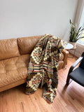 Andean Alpaca Wool Blanket - Sandstone