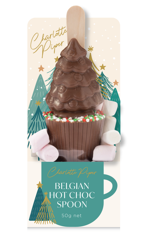 Hot Chocolate Sprinkle Tree Spoon Milk (12)