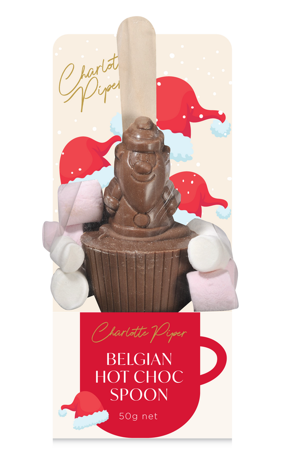 Hot Chocolate Father Christmas Spoon Milk(12)