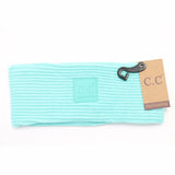 Solid Ribbed CC Head Wrap with Rubber Patch HW7007