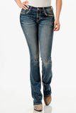 Horse Hide Trims Modify Mid-Rise Boot Cut 34" | EB-61892