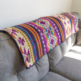 Andean Alpaca Wool Blanket - Amethyst