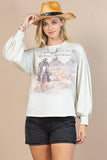 AV1171-ADALYN WESTERN COWBOY GRAPHIC SWEATSHIRT