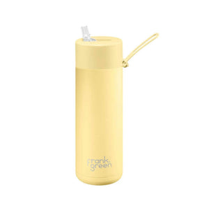 Frank Green Ceramic Reusable Bottle - 20oz Buttermilk