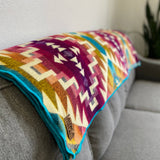 Andean Alpaca Wool Blanket - Prism