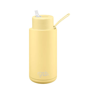 Ceramic Reusable Bottle - 34oz Buttermilk