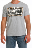 Cinch Mens ‘Born & Grazed’ T Shirt