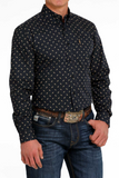 Cinch Mens Modern Fit Shirt - Navy